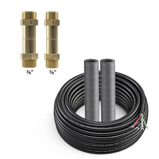 MRCOOL DIY 38 in. x 58 in. Brass Couplers with 50 ft. of Communication Wire DIYCOUPLER-3858K50