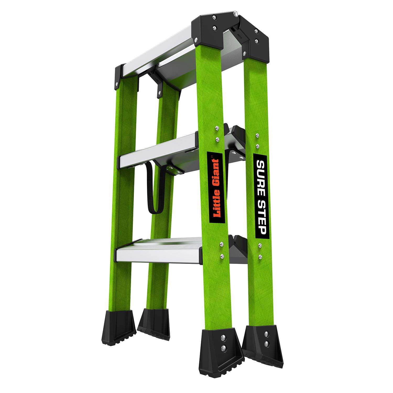 Little Giant Sure Step 25.98 in. H X 11.8 in. W X 8 in. D 375 lb. capacity 3 step Resin Step Stool