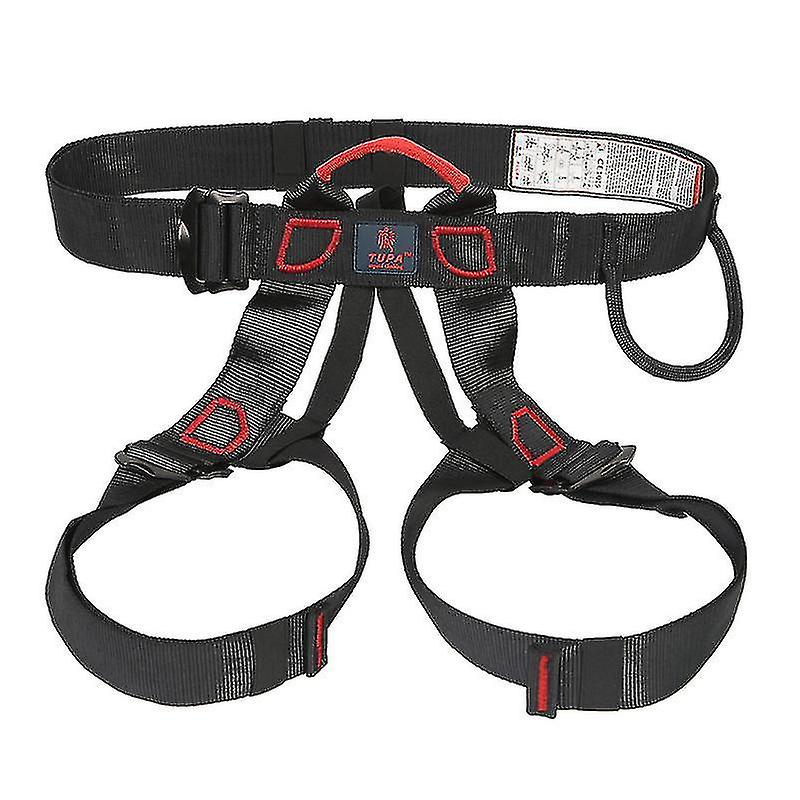 Outdoor Climbing And Rock Climbing Seated Downhill Harness (black)