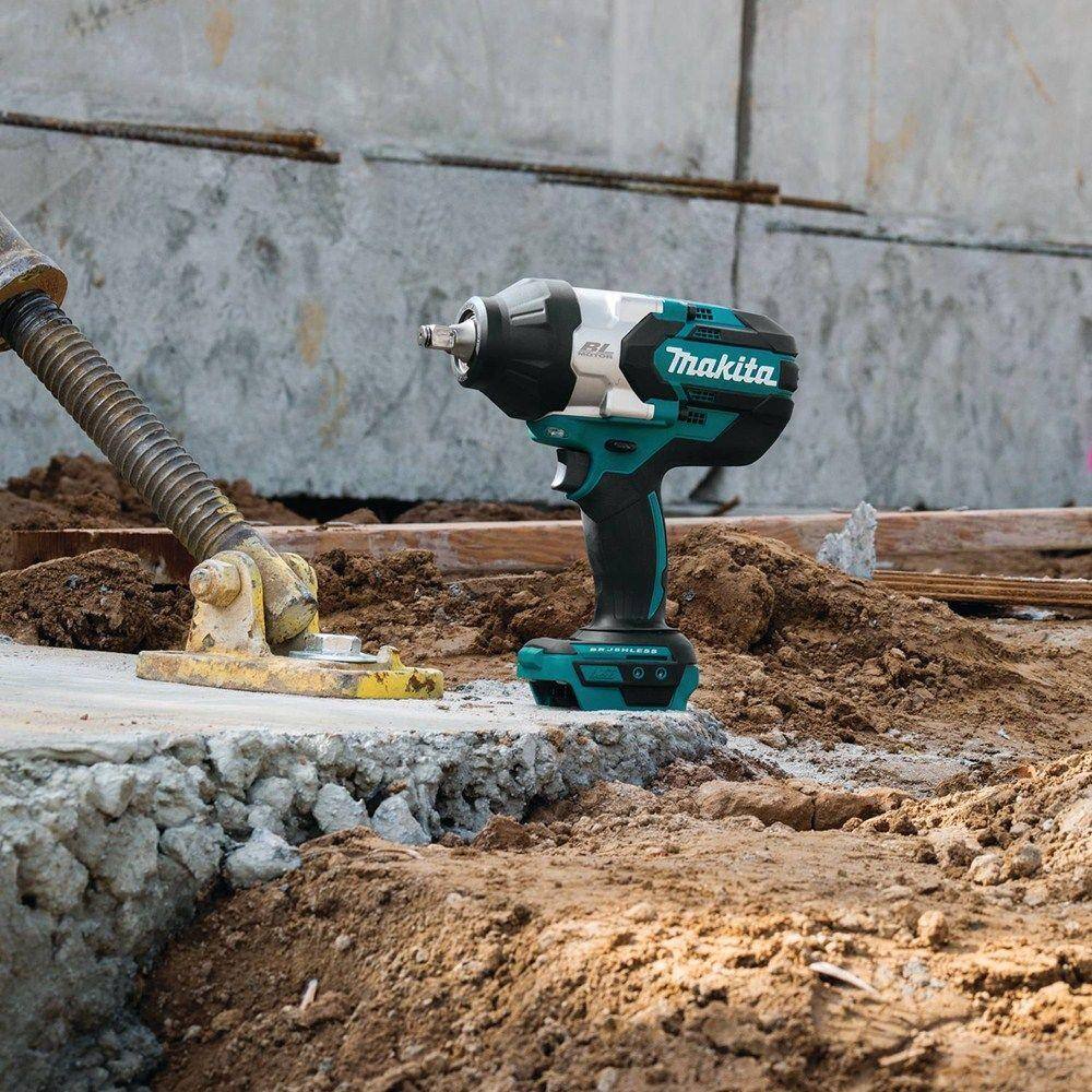 Makita 18V LXT Lithium-Ion Brushless Cordless High Torque 12 in. 3-Speed Drive Impact Wrench (Tool-Only) XWT08Z