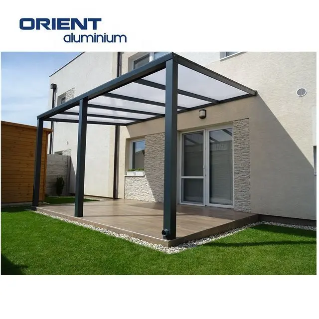 New  Pergolas Para Exterior 6x3 m Transparent Solar Panels Pergola Carport Structure Solar System Carport Pergola