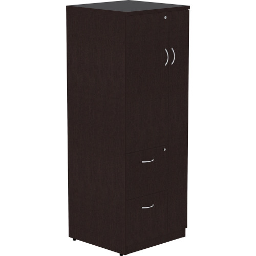 Lorell Essentials Laminate Tall Storage Cabinet - 2-Drawer (18229)