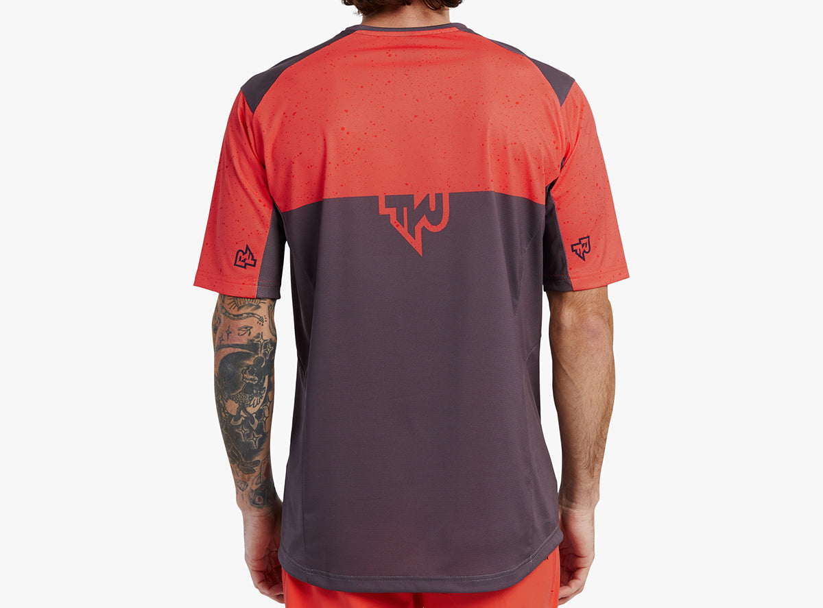 Race Face Indy Short Sleeve MTB Jersey - Coral - 2022