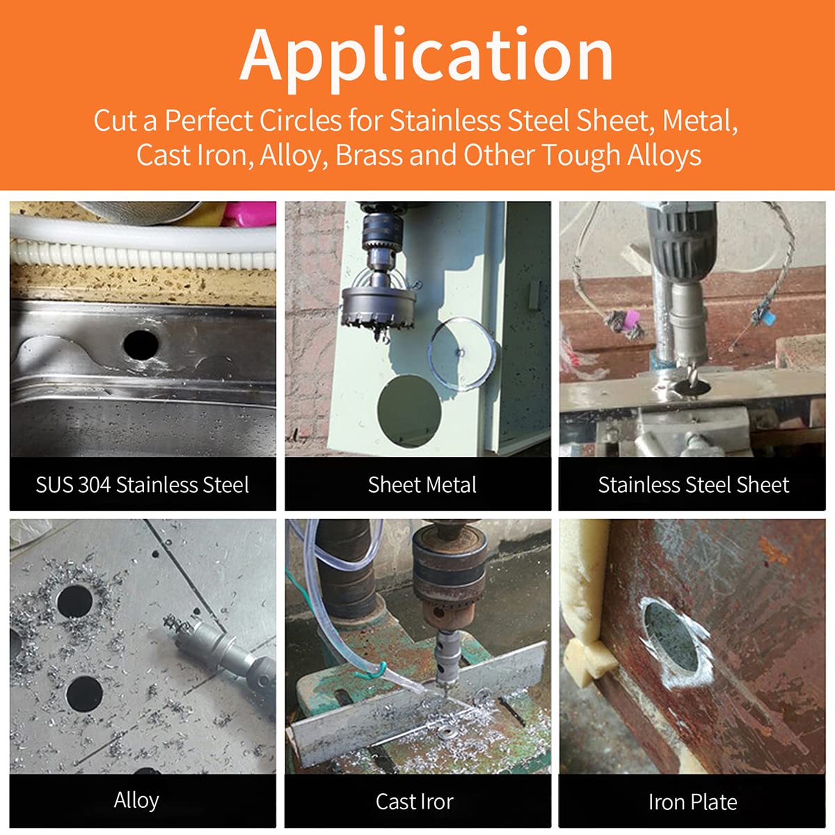 💥German Factory Wholesale Price Sales💥Carbide Hole Saw Stainless Steel Metal Hole