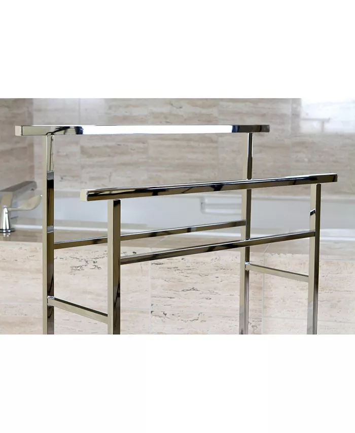 Kingston Brass Pedestal Steel Construction Towel Rack