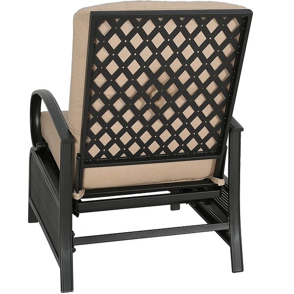 Adjustable Patio Recliner Chair with Cushion