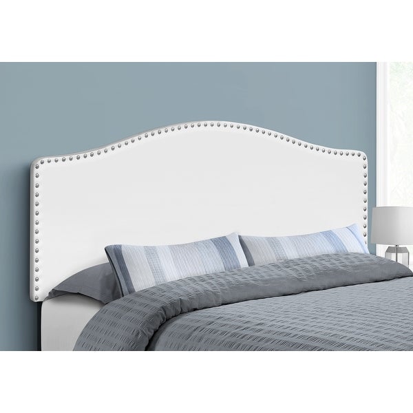 Bed， Headboard Only， Queen Size， Bedroom， Upholstered Pu Leather Look， Transitional - - 31784732