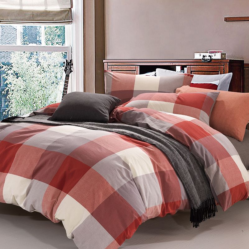 Serenta Buffalo Washed Cotton Duvet Cover Set