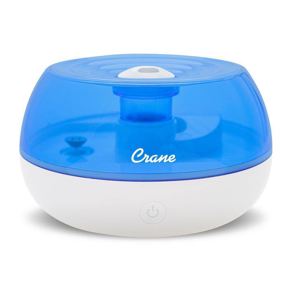 Crane 0.2 Gal. Personal Ultrasonic Cool Mist Humidifier for Small Rooms up to 160 sq. ft. EE-5951