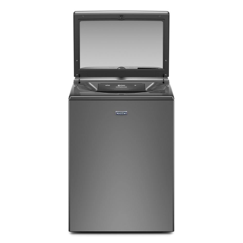 Maytag 4.7 cu. ft. Smart Capable Metallic Slate Top Load Washing Machine with Extra Power Button and Deep Fill Option MVW6230HC