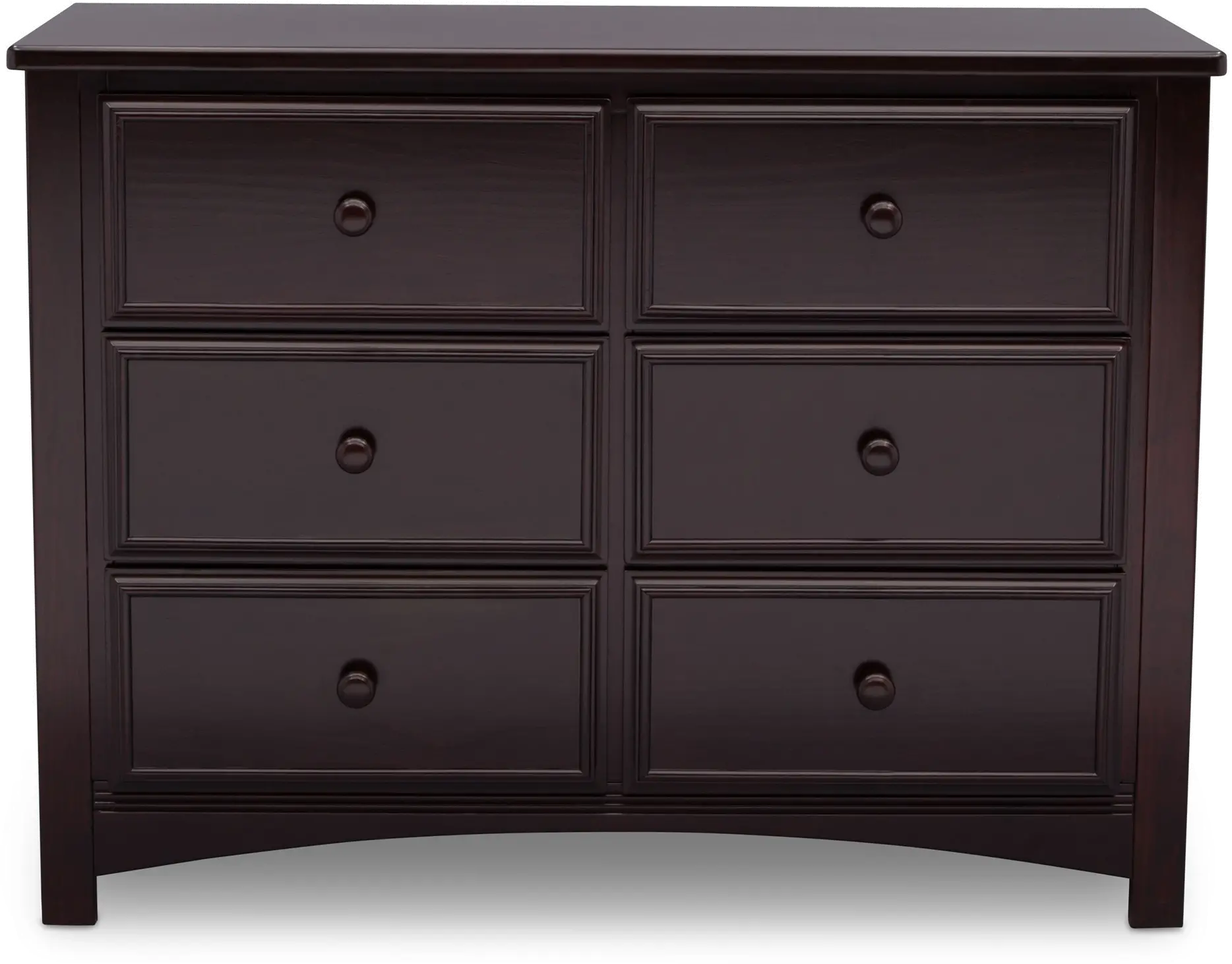 Universal Dark Brown 6-Drawer Dresser