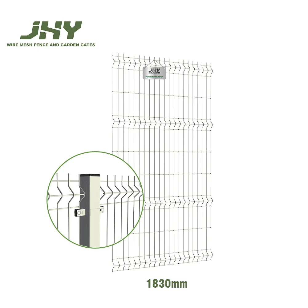 factory supply 1830 mm high 3d coated wire panel fencing