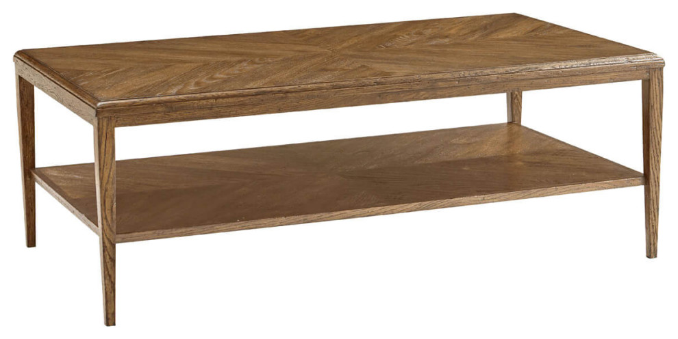 Modern Oak Coffee Table Light Finish   Transitional   Coffee Tables   by English Georgian America  Houzz