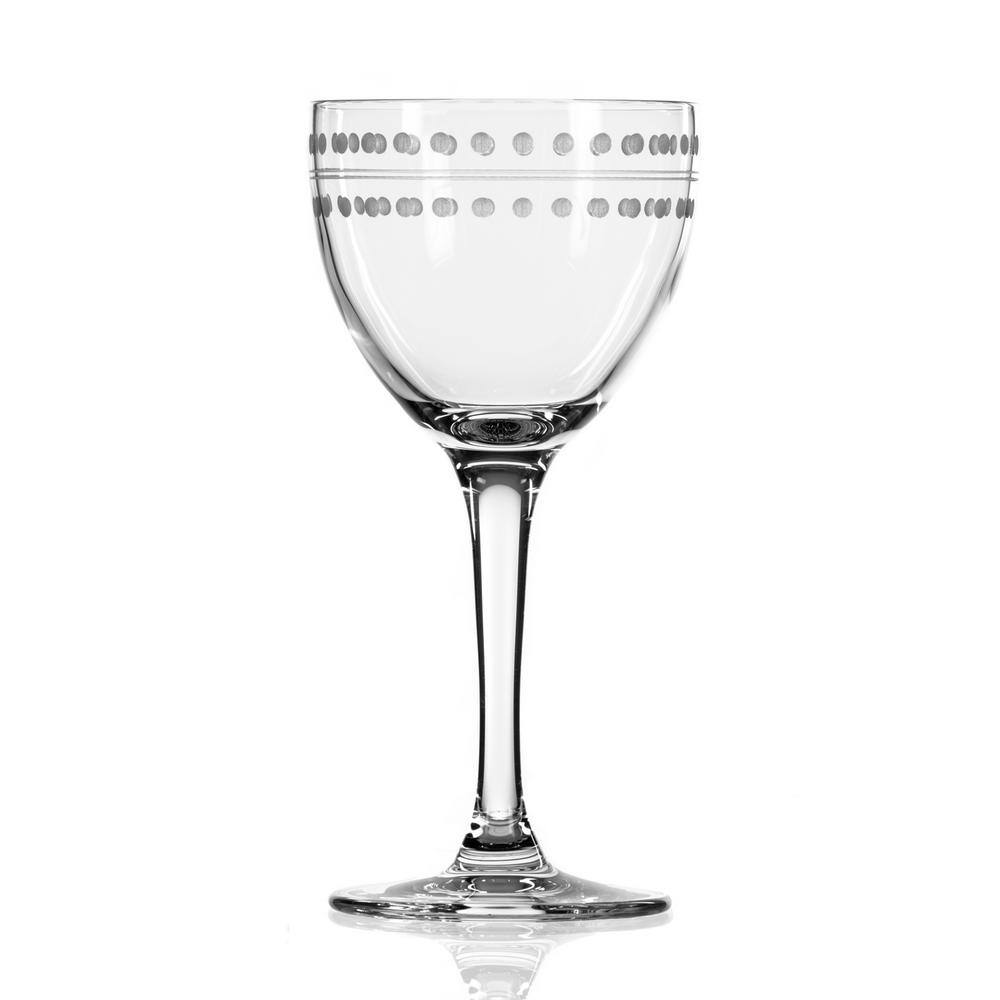 Rolf Glass Mid-Century Modern 5.5 fl. oz. Nick and Nora Cocktail Glasses (Set of 4) 502038-S4