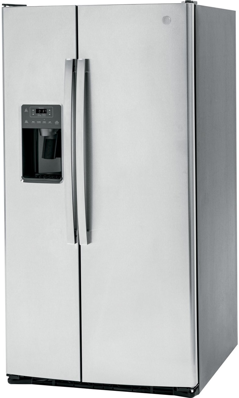 GE 25.3 Cu. Ft. Stainless Steel Side-By-Side Refrigerator