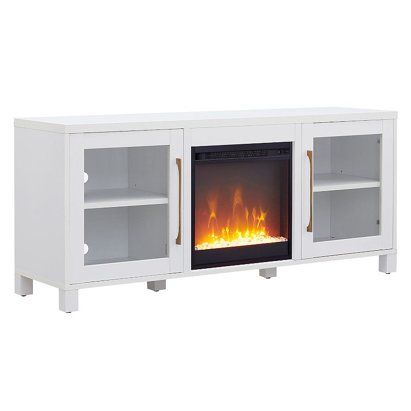 Finley and Sloane Quincy Electric Fireplace Rectangular TV Stand