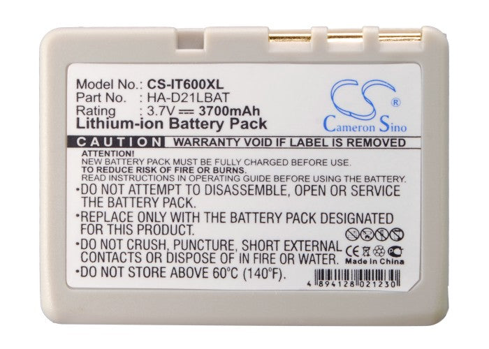 Casio IT300 IT600 IT800 IT800RGC65D I 3700mAh Replacement Battery BatteryClerkcom Barcode