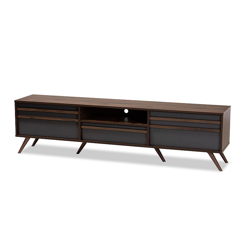 Baxton Studio Naoki Flip Down TV Stand