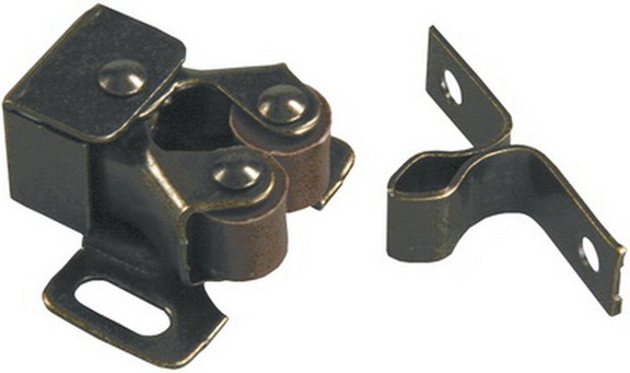 JR Products Double Roller Catch w/Prong  70235