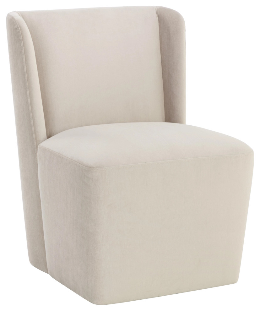 Amita Wheeled Dining Chair   Transitional   Dining Chairs   by Sunpan Modern Home  Houzz