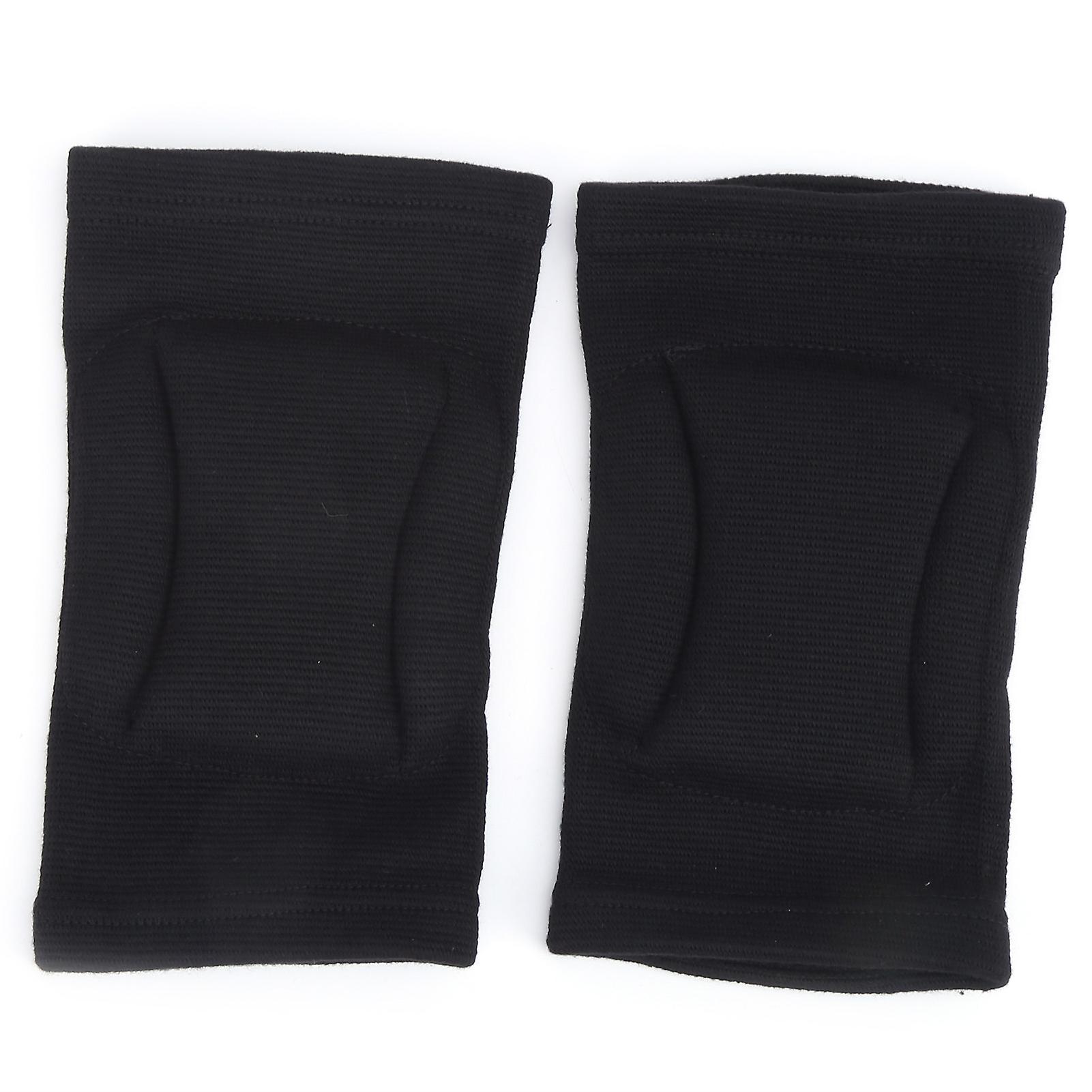 2pcs Knee Pads Thick Sponge Anticollision Nylon Eva Protective Knee Sleeves For Children Teenagers Adults Men Women(l )