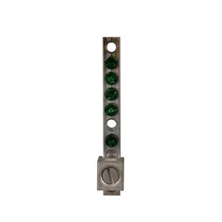 Eaton 5-Terminal Ground Bar for Type CH and Type BR Panels GBK520