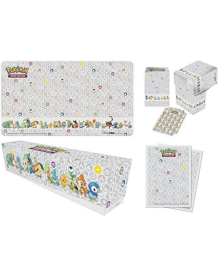 Ultra Pro Pokandeacute;mon First Partner Accessory Bundle Includes Storage Box for 700 plus Sleeved Cards Deck Box 65ct Deck Protector Sleeves Playmat 24 x 13.5