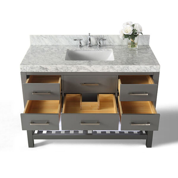 Elizabeth Sapphire Gray 48-Inch Vanity Console