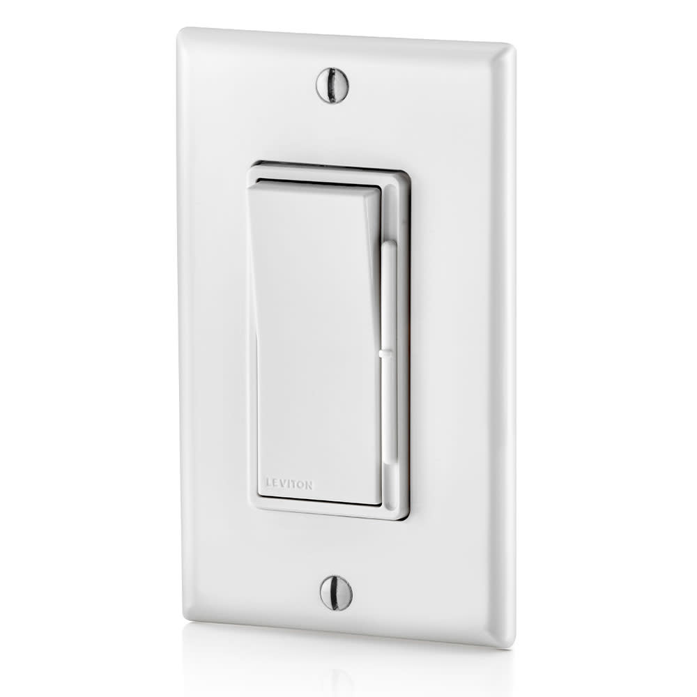 Leviton Decora Dimmer Switch White 1200W Full Range ;