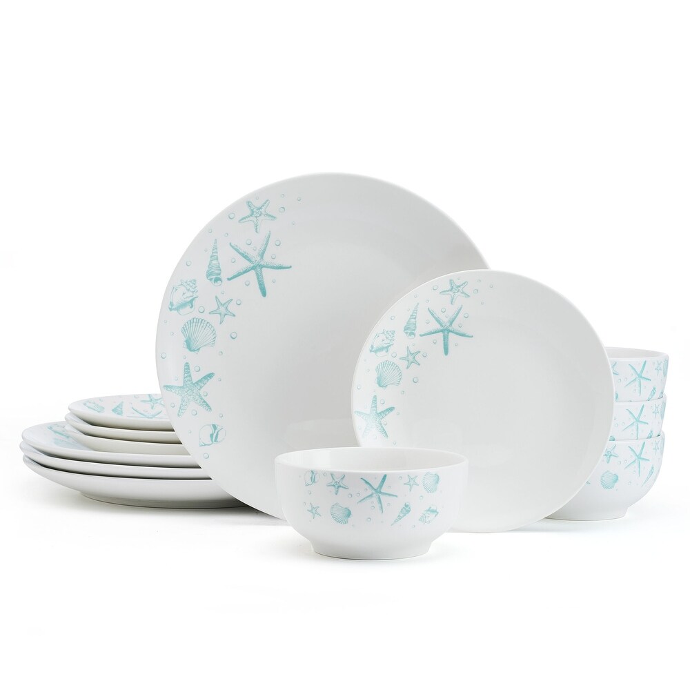 Studio Nova Tahiti 12PC Dinnerware Set  Service for 4