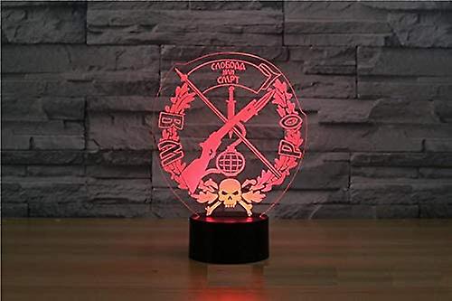 3d Skull Night Light 7 Color Change Led Table Desk Lamp Acrylic Flat Abs Base Usb Charger Home Toy Brithday Xmas Kid Children Gift