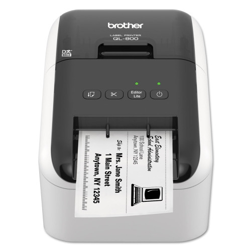 Brother QL-800 High-Speed Professional Label Printer， 93 Labels/min Print Speed， 5 x 8.75 x 6