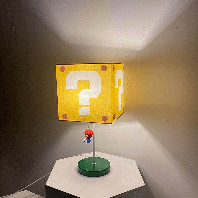 Super Mario Fabric Decorative 1-Light Table Lamp