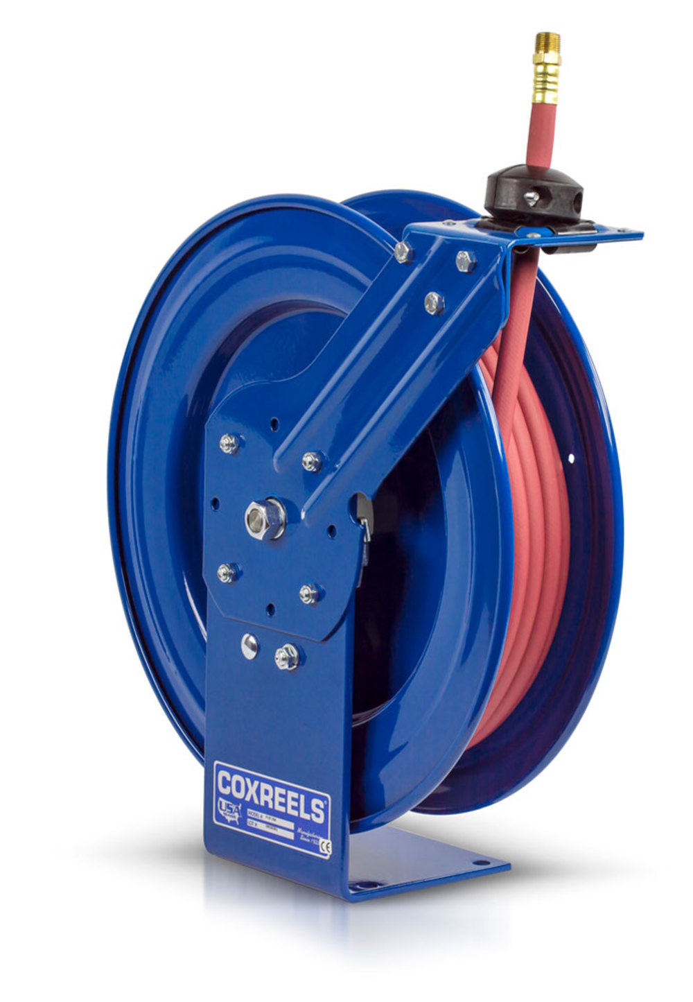 1/2 in x 50 ft Heavy Duty Spring Driven Hose Reel， 300 PSI ;