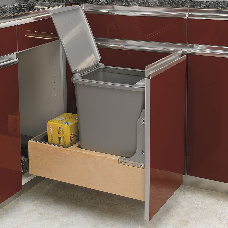 Rev-a-shelf Pull Out Trash Can 35 Qt W/soft-close Soft-open， 4wcbm-15dm-1