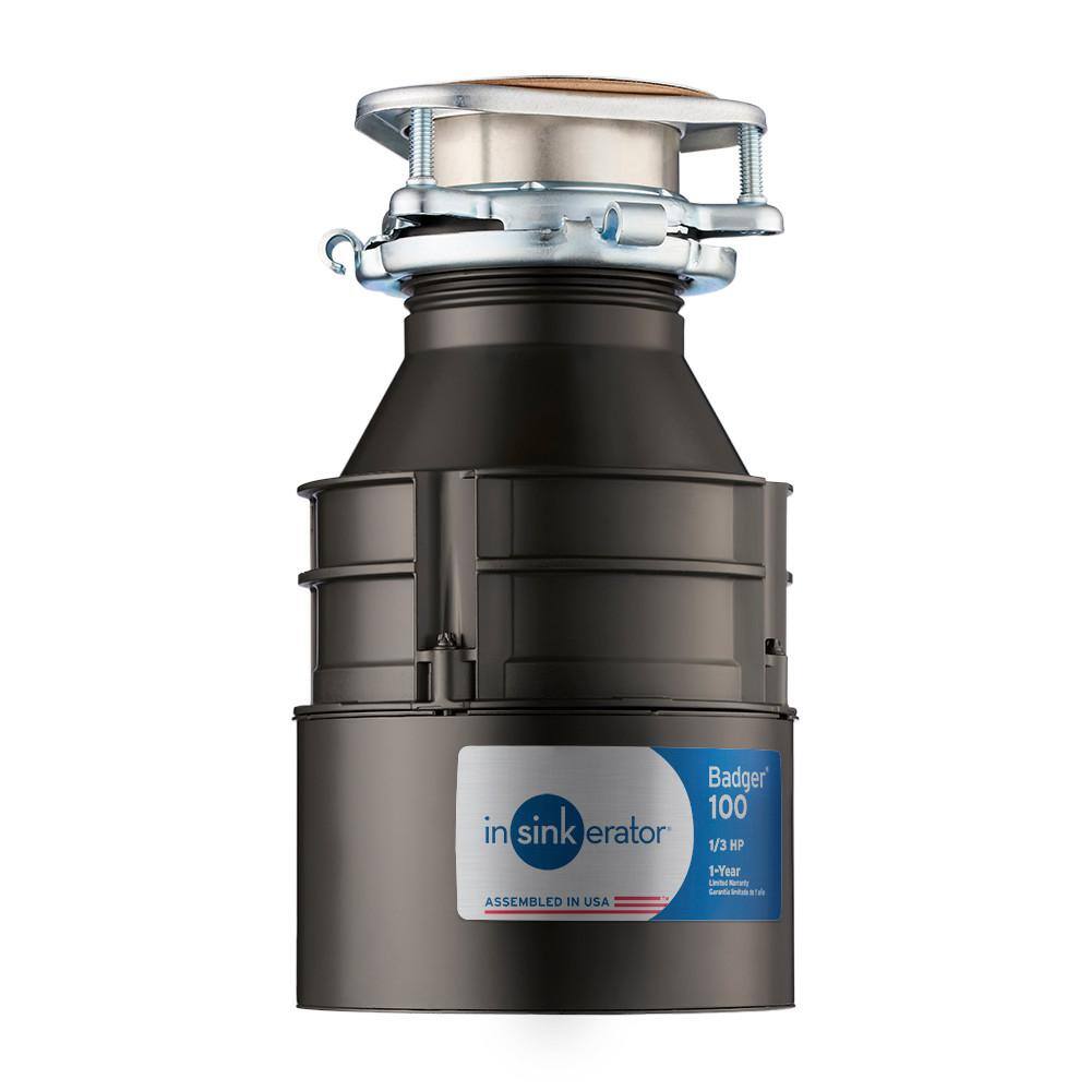 InSinkErator Badger 100 Standard Series 13 HP Continuous Feed Garbage Disposal Badger 100