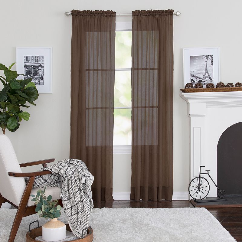 Miller Curtains Preston Rod Pocket 1-Panel Window Curtain