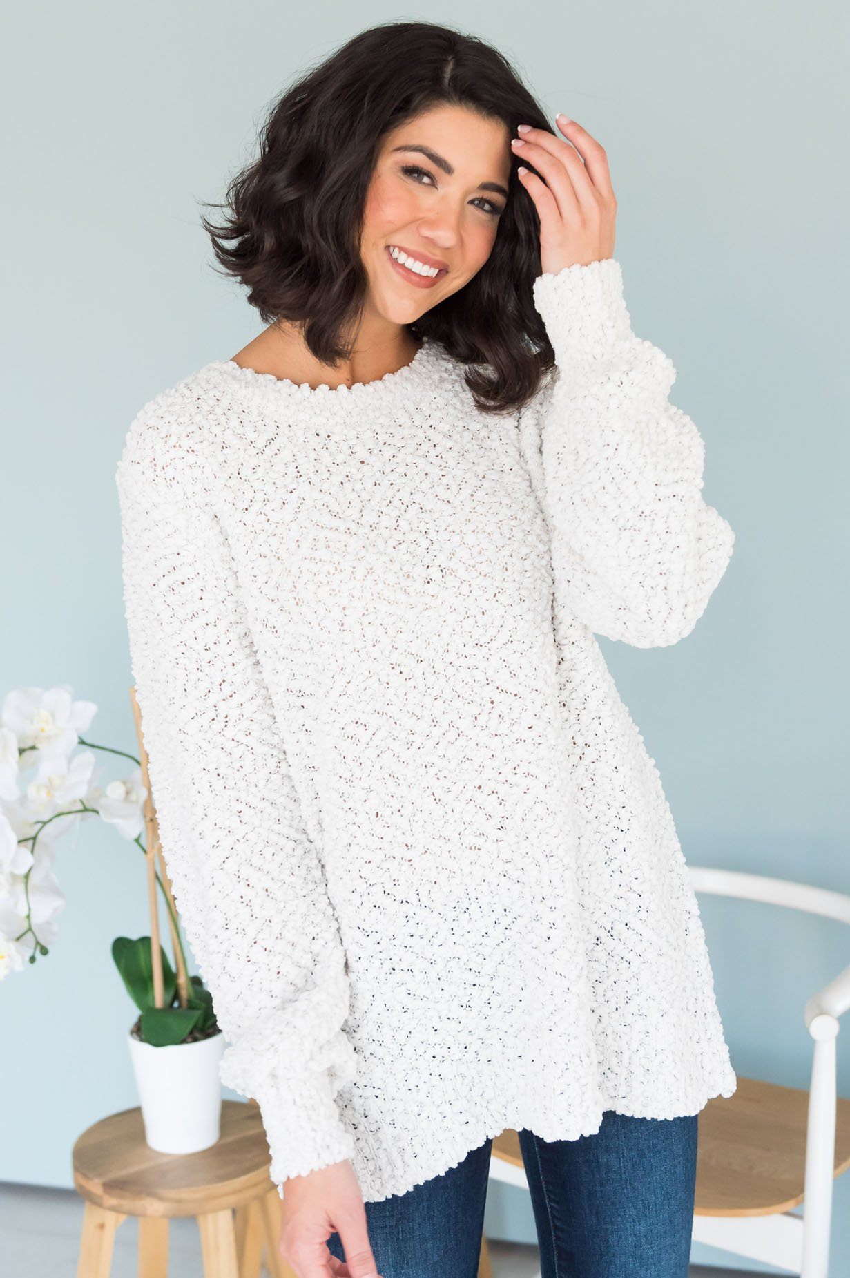 Afternoon Dreamer Modest Sweater