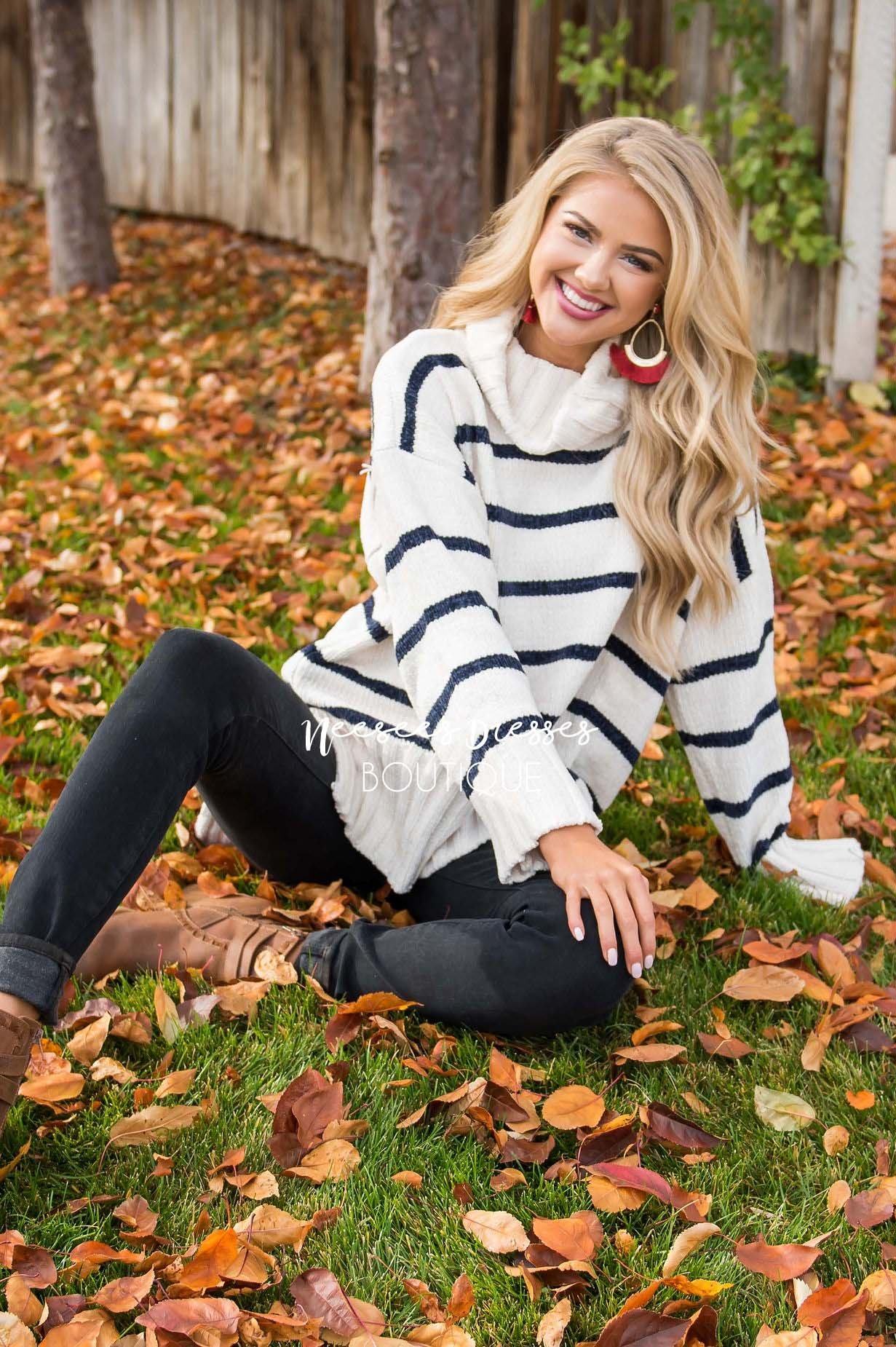 Cozy By The Fire Turtle Neck Sweater