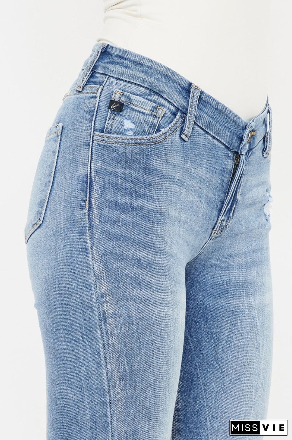 High Waist Cat's Whiskers Skinny Jeans