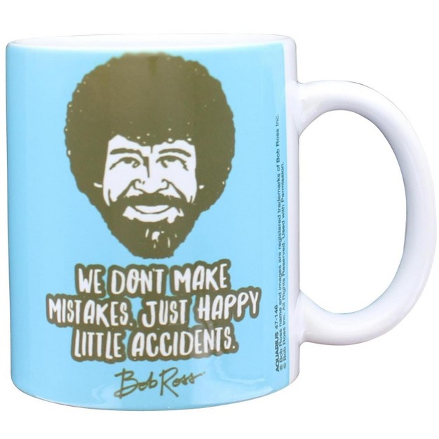 Nmr Distribution Bob Ross Happy Little Accidents 11oz Boxed Ceramic Mug