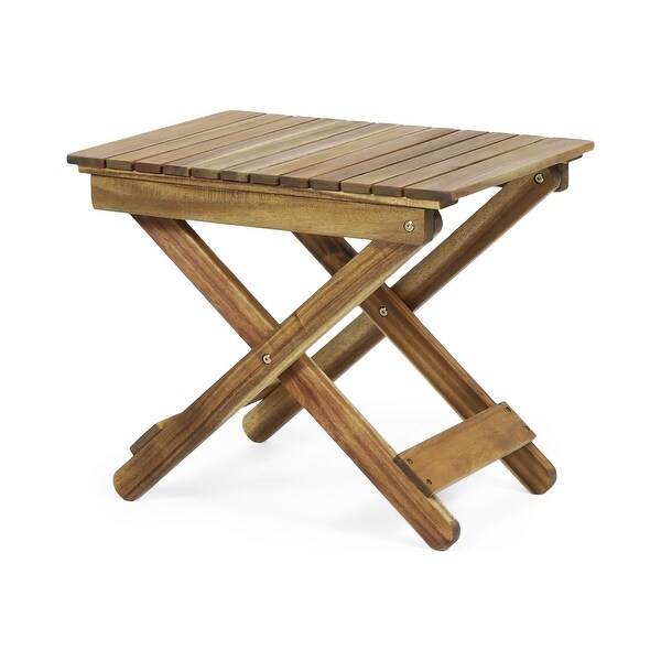 Outdoor Folding Wooden Side Table，15