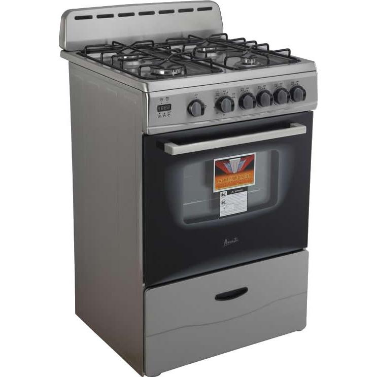 Avanti 24in Freestanding Gas Range GR2416CSS