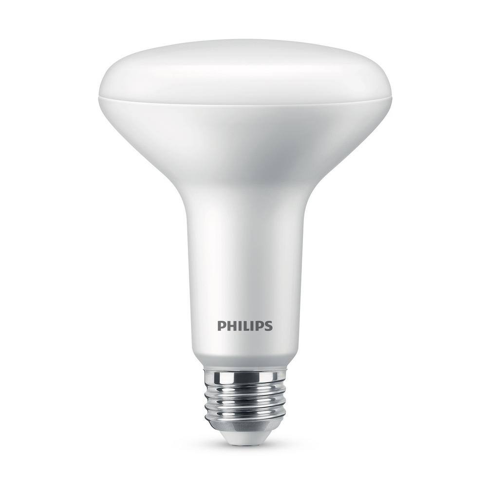 Philips 65-Watt Equivalent BR30 Ultra Definition Dimmable E26 LED Light Bulb Soft White with Warm Glow 2700K (3-Pack) 576769