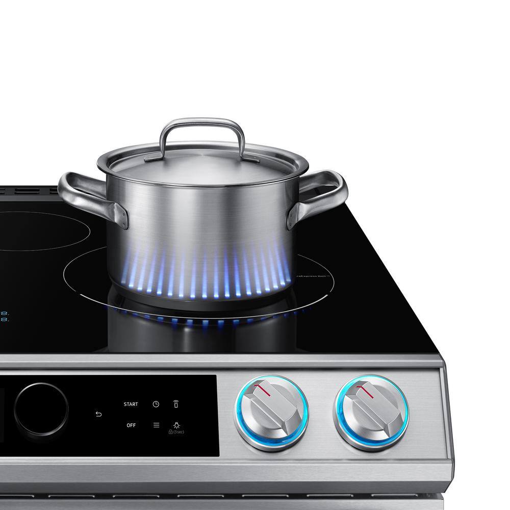  6.3 cu. ft. 4-Burner Slide-In Induction Range with Air Fry in Fingerprint Resistant Stainless Steel NE63T8911SS