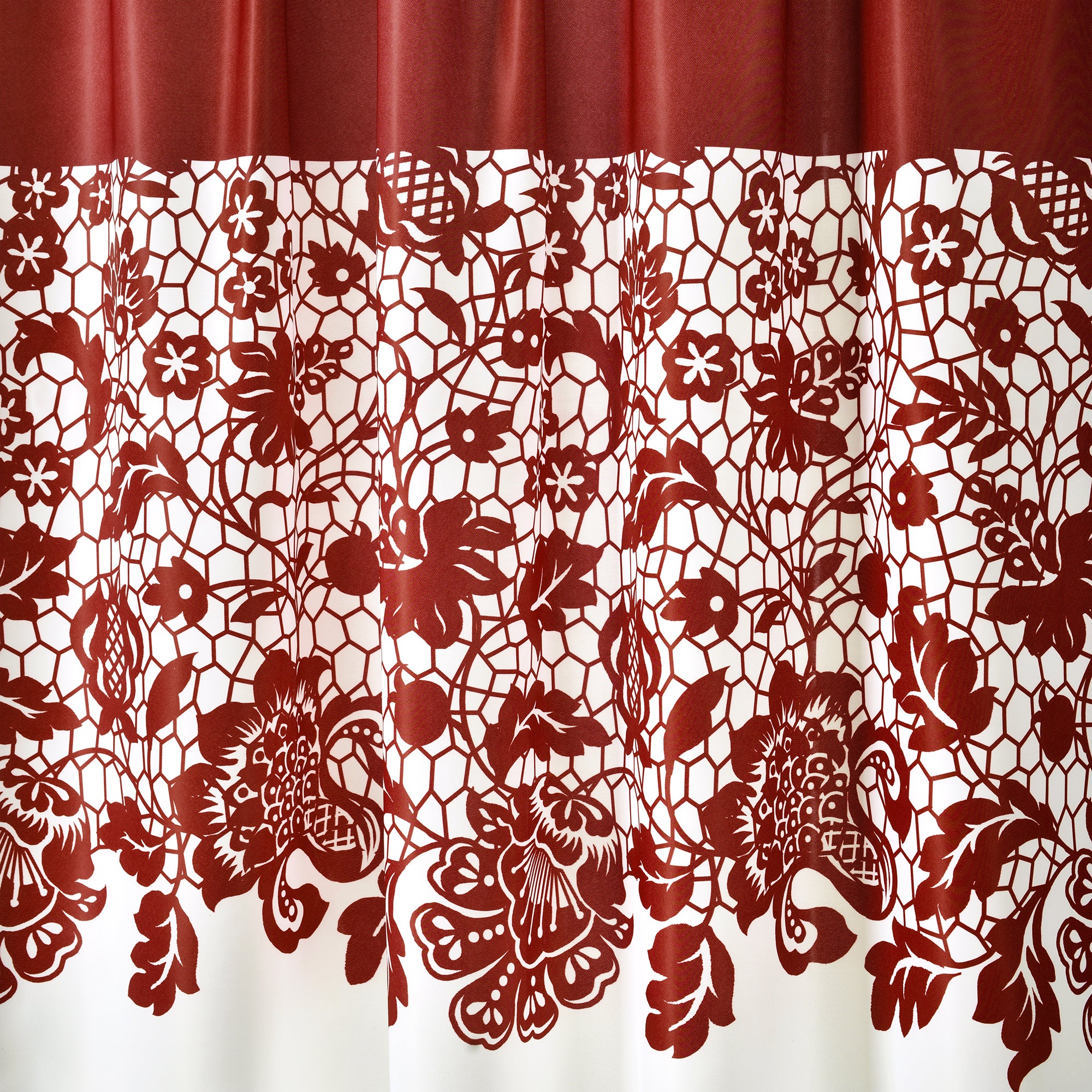 Estate Garden Print Room Darkening Window Curtain Set