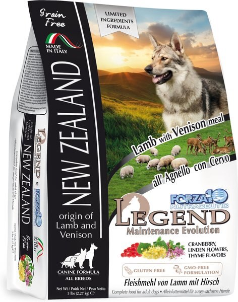 Forza10 Legend New Zealand Lamb with Venison Grain-Free Dry Dog Food