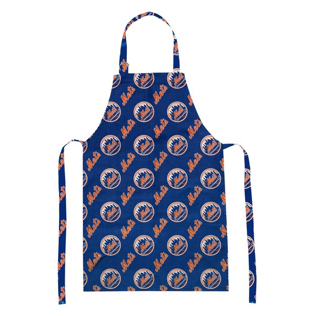 Mlb New York Mets Apron Mitt Hat Grill Tool Set 3pc