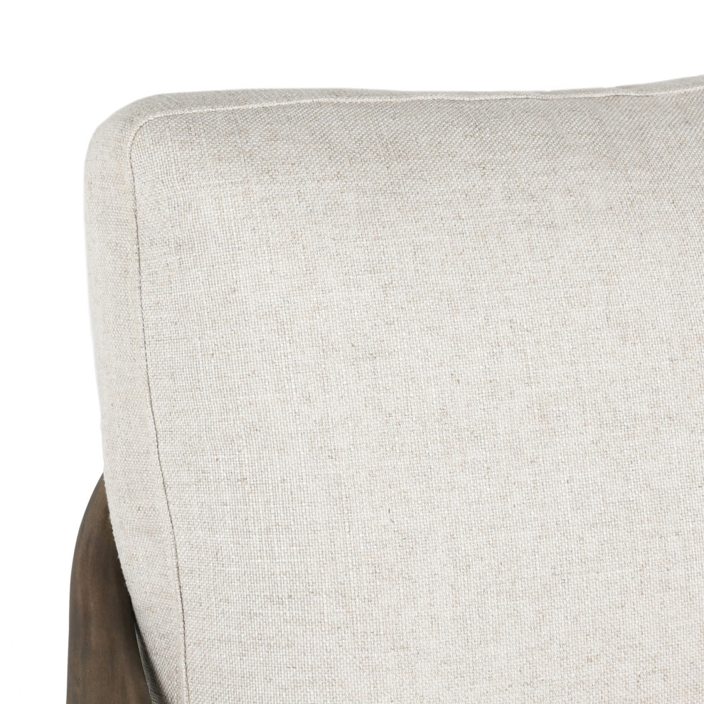 Lennon Accent Chair Natural by Kosas Home   Midcentury   Armchairs And Accent Chairs   by Kosas  Houzz