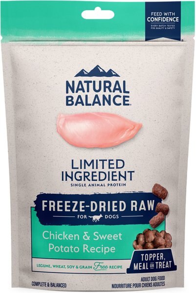 Natural Balance Limited Ingredient Freeze Dried Chicken and Sweet Potato Recipe Dog Dry Food